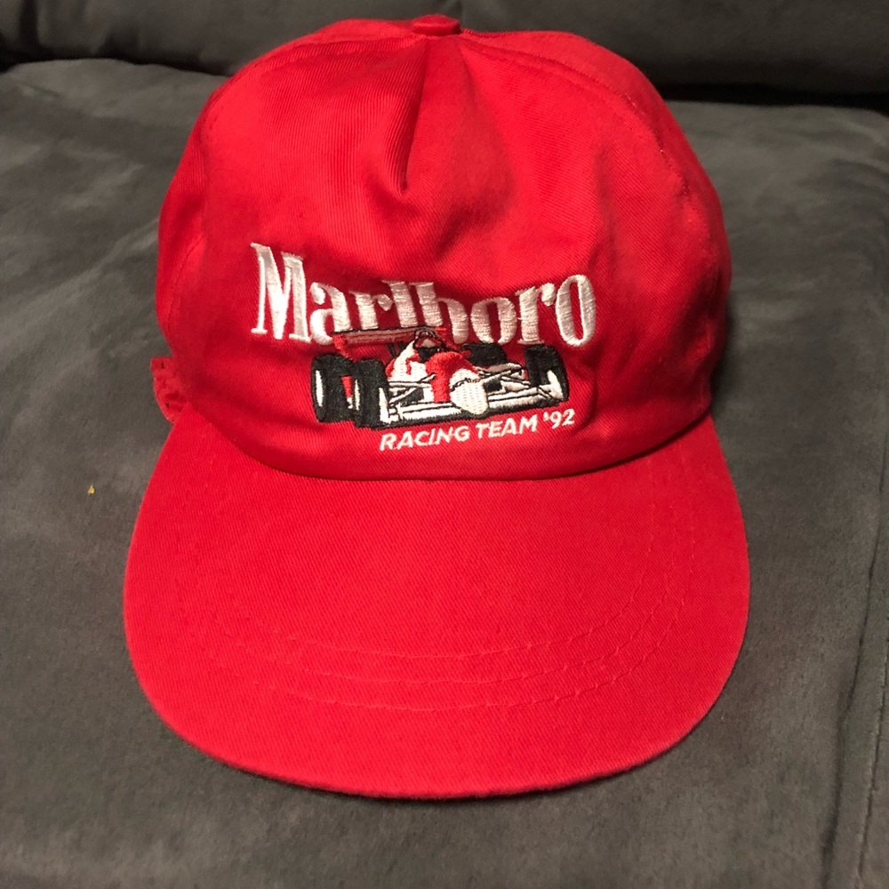 Red Marlboro SnapBack Hat